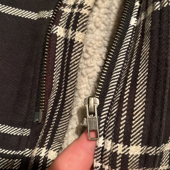 Nevada plaid full zip sweater - Picture 3 of 4